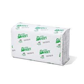 Kruger White Swan 01095 White C-Fold Towels, 10"x13", 2400/Case