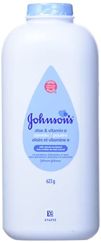 Version 1.0.0 Johnson's Baby Powder with Aloe Vera, Vitamin E, and Cornstarch, 623g - Image 1