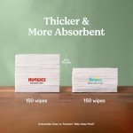 Huggies Natural Care Sensitive Baby Wipes, Unscented, Hypoallergenic, 99% Purified Water, 15 Flip-Top Packs (960 Wipes Total) - Image 10
