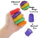 Mr. Pen- Hot Glue Gun Finger Protectors, 24 pcs, Silicone Finger Protectors, Finger Protectors, Finger Protectors for Hot Glue, Silicone Thimble, Hot Glue Finger Protectors, Finger Guard - Image 6