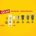 Glad White Garbage Bags - Small 25 Litres - Febreze Fresh Clean Scent, 48 Trash Bags, Made in Canada of Global Components - Image 6