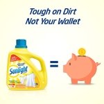 Sunlight Lemon Fresh Powder Laundry Detergent, 120 Wash Loads 4.42 Kg (Packaging May Vary) - Image 7