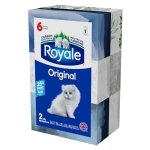 Royale Original 2 Ply Facial Tissue, Soft & Strong, 6 Tissue Boxes, 126 Tissues Per Box - Image 4