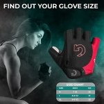 GEARONIC Cycling Gloves Anti-Slip Mountain Bike Gloves For Men Breathable Foam Padded Biking Gloves Shock Absorbing MTB Bicycle Gloves Half/Full Finger Guantes (Gray, Large) - Image 7