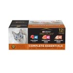 Pro Plan Wet Cat Food, Salmon & Rice, Chicken & Rice, Tuna Variety Pack 85g can (12 pack)