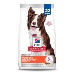 Hill's Science Diet Adult Dog Dry Perfect Digestion Chicken, Brown Rice, & Whole Oats Recipe, 22 lb Bag