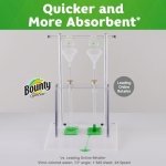 Bounty Quick-Size Paper Towels, White, 8 Family Rolls = 20 Regular Rolls - Image 2