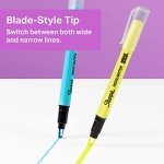 SHARPIE Clear View Highlighters, Chisel Tip, Assorted Colors, 4 Count - Image 5