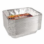 [30 Pack] Aluminum Foil Pan 12x10x2.5 inch for BBQ/Smoker/Oven/Steam Table