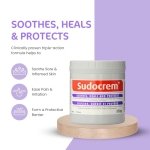 Sudocrem - Diaper Rash Cream for Baby, Soothes, Heals, and Protects, Relief and Treatment of Diaper Rash, Zinc Oxide Cream - 250g - Image 9
