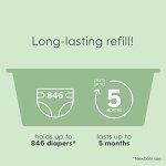 Diaper Genie Easy Roll Refill with 18 Bags - for the Diaper Genie Signature and Platinum pails | Lasts Up to 5 Months or Holds Up to 846 newborn Diapers Per Refill blue 1 Count - Image 9