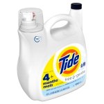 Tide Free & Gentle Liquid Laundry Detergent, 100 loads, 4.31L, HE Compatible - Image 4