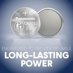 Panasonic CR2032 3.0 Volt Lithium Coin Cell Batteries – 10 Pack - Image 7