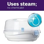 Philips AVENT Microwave Steam Sterilizer for Baby Bottles, Pacifiers, Cups and More, SCF281/05 - Image 11