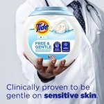 Tide PODS Free and Gentle Laundry Detergent Soap Pacs, HE Compatible and Coldwater Clean, 112 Count - Image 6