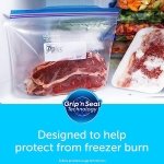 Ziploc Large Food Storage Freezer Bags, Grip 'n Seal Technology for Easier Grip, Open and Close, 60 Count - Image 6