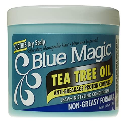 Blue Magic Leave-In Condition Tea Tree Oil Styling 13.75 Ounce (Pack of 2)