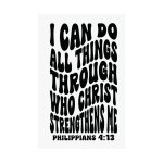 Faith Culture - Philippians 4:13 Poster - Christian Wall Art - I Can Do All Things Decor - Image 5