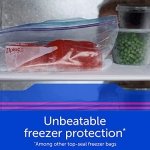 Ziploc Large Food Storage Freezer Bags, Grip 'n Seal Technology for Easier Grip, Open and Close, 60 Count - Image 3