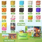 Magnetic Blocks - Build Mine Magnet World Magic Portal Set, Magnetic Tiles Building Blocks Toddler Toys STEM Sensory Outdoor Toys for 3+ Year Old Boys & Girls, Creative Kids Games Kids Toys - Image 9