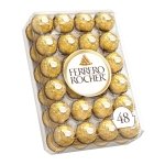 FERRERO ROCHER Fine Hazelnut Milk Chocolate Gift Box, 48 Count, Ideal Hostess Gift, 600g - Image 10