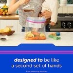 Ziploc Large Food Storage Bags, Grip 'n Seal Technology for Easier Grip, Open and Close, 38 Count - Image 7
