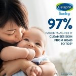 Cetaphil Baby Wash & Shampoo With Organic Calendula - Tear Free - Paraben, Colourant and Mineral Oil Free - 400ml Pump - Image 2