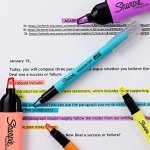 SHARPIE Clear View Highlighters, Chisel Tip, Assorted Colors, 4 Count - Image 3