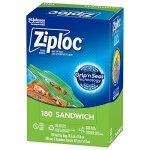 Ziploc Snack and Sandwich Bags for On-The-Go Freshness, Grip 'n Seal Technology for Easier Grip, Open and Close, 180 Count - Image 11