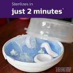Philips AVENT Microwave Steam Sterilizer for Baby Bottles, Pacifiers, Cups and More, SCF281/05 - Image 10