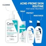 CeraVe Resurfacing RETINOL Serum For Face with niacinamide. Helps even skin tone, skin smoothness, post-acne marks & pore minimizer. Gentle, Fragrance-free, non-comedogenic, sensitive skin, 30ML - Image 5