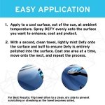 Ethos Defy - 3 in 1 Ceramic Coating - Waterless Car Wash & Wax - Car Wax Polish Spray - Hydrophobic Top Coat - Polish & Polymer Paint Sealant Protection - with Insta-Bond Technology - 16OZ - Image 2