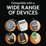 Duracell 2032 battery, CR2032 3v Lithium Coin Battery, 4 Count (pack of 1). Bitter Coating Helps Discourage Swallowing, Child-secure Packaging. Ideal for Key Fobs, Remotes and More. Lithium Batteries - Image 4