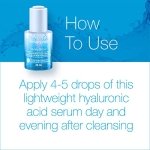 Neutrogena Moisturizer Neutrogena Hydro Boost Hyaluronic Acid Face Serum with Vitamin B5, Glycerin for Moisturized Skin, 29 Milliliters - Image 5