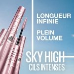 Maybelline New York Lash Sensational Sky High Washable Eyelash Mascara Makeup, Volumizing, Lengthening, Defining, Curling, Multiplying, Buildable Formula, Very Black, 7.2 ml - Image 6