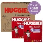 Diapers Size 4 - Huggies Little Movers Disposable Baby Diapers, 140ct, One Month Supply - Image 13