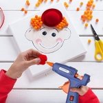 Gluerious Mini Hot Glue Gun with 30 Glue Sticks for Crafts School DIY Arts Home Quick Repairs, 20W, Blue - Image 3