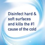 Lysol Disinfectant Spray, All in One, Crisp Linen, Disinfect and Eliminate Odours on Hard Surfaces and Fabrics, Kills 99.99% of Viruses & Bacteria, 350g - Image 5