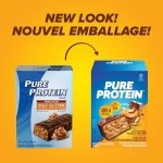 Pure Protein Bars - Nutritious, Gluten Free protein bar, made with Whey protein blend - low sugar, protein snack. Deliciously satisfying. Chocolate Peanut Butter (Pack of 6) (Packaging May Vary) - Image 6
