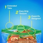Ziploc Snack and Sandwich Bags for On-The-Go Freshness, Grip 'n Seal Technology for Easier Grip, Open and Close, 180 Count - Image 10