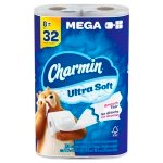Charmin Toilet Paper, Ultra Soft, 24 Mega Rolls = 96 Regular Rolls, 224 Sheets Per Roll - Image 2