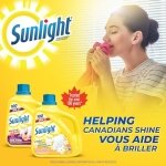 Sunlight Detergent Original Lemon Fresh (100 loads, 4.0L) with Concentrated Formula, Laundry Detergent Liquid for Exceptional Cleaning and Stain Remover to Brighten Laundry, Yellow - Image 4
