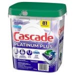 Cascade Platinum Plus Dishwasher Pod, Dish Detergent ActionPacs Dish Pods, Fresh, 81 Count - Image 8