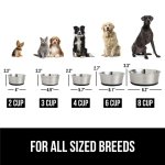 Gorilla Grip Stainless Steel Metal Dog Bowl Set of 2, Rubber Base, Heavy Duty, Rust Resistant, Food Grade BPA Free, Less Sliding, Quiet Pet Bowls for Cats and Dogs, Holds 2 Cups (16 fl oz), Black - Image 5