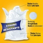 Glad White Garbage Bags - Small 25 Litres - Febreze Fresh Clean Scent, 48 Trash Bags, Made in Canada of Global Components - Image 7