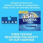 Tampax Pearl Tampons Super Absorbency with BPA Free Plastic Applicator and LeakGuard-Braid, Unscented, 50 Count - Image 12