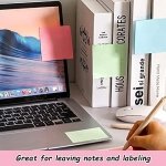 Sticky Notes 3x3 Inches Bulk 28 Pack 2800 Sheets Colored Self-Stick Pads, 100 Sheets/Pad, 4 Bright Colors (Yellow, Green, Pink, Blue) for Office Supplies, School, Home - Image 4