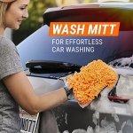 Armor All Microfiber Car Wash Mitt, Car Wash Glove for Clean Cars, Trucks, Motorcycles, 2 Each - Image 6