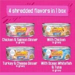 Friskies Shredded Wet Cat Food, Poultry & Fish Combo Variety Pack 4 Flavours - 156 g Can (32 Pack) - Image 6