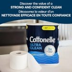 Cottonelle Ultra Clean Toilet Paper, Strong Toilet Tissue, 12 Mega Rolls (12 Mega Rolls = 48 Regular Rolls), 284 Sheets Per - Image 5